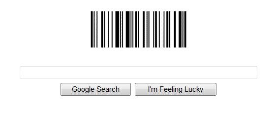 Google arcode logo bar code logo. Google arcode logo