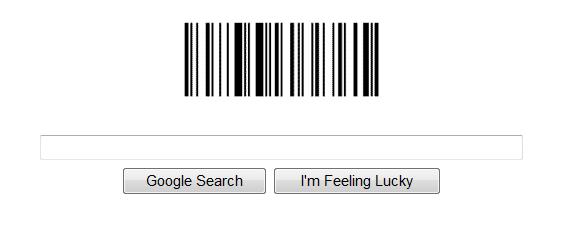 bar code logo. Google arcode logo