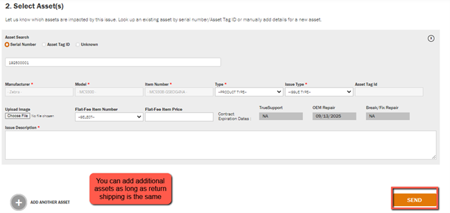 Barcodes Create Ticket Section 2