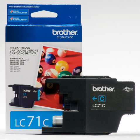 Brother LC71C InkJet Cartridge