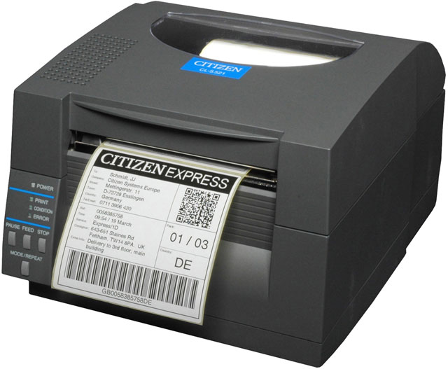 Citizen CL-S521II-EPWLUBK Barcode Label Printer