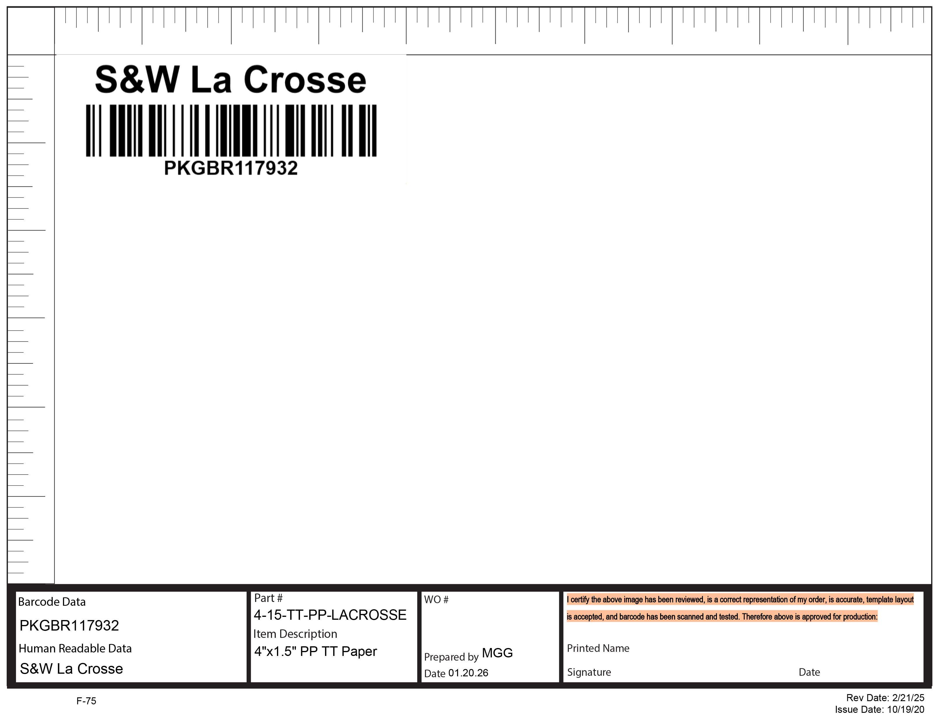 BCI 15-4-TT-PP-LACROSSE Labels