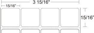 Zebra 10018342-R Barcode Label