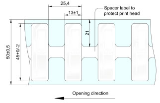 Zebra 10026764 RFID Label
