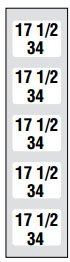 BCI SSCS-1832 Labels