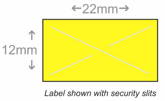 BCI LXK2212Y-1PS-CS Labels
