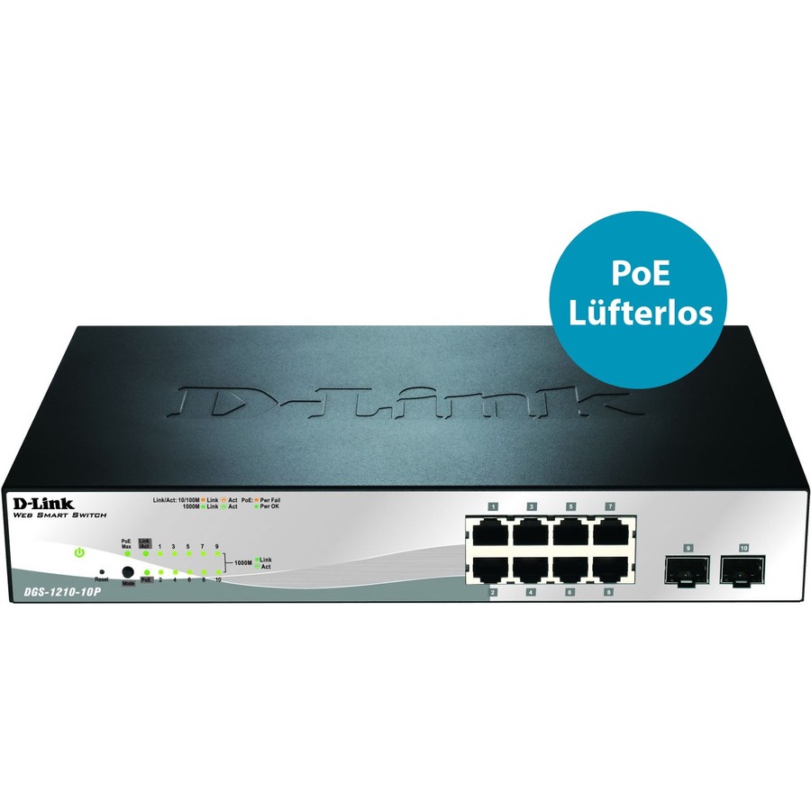 D-Link DGS-1210-10P - Barcodesinc.com