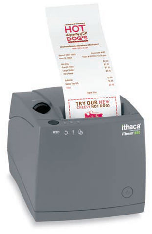 Ithaca 280-ETH-DG-SYM Receipt Printer
