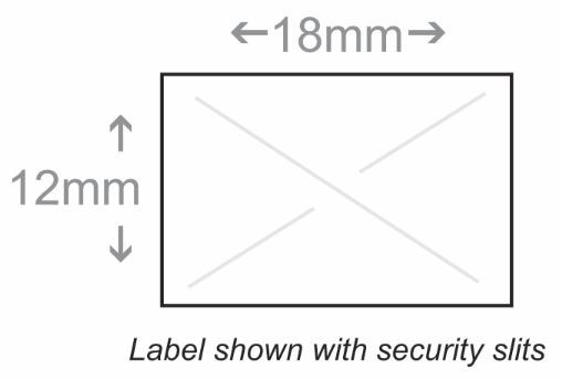 BCI LXK1812W-1PS-SL Labels