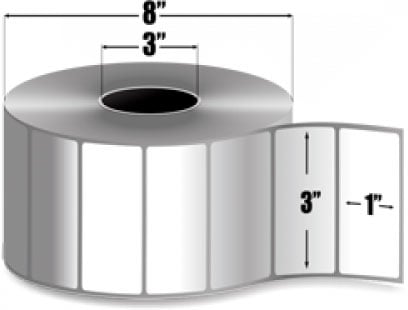 AirTrack® AiRD-3-1-5500-3-R Barcode Label