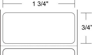 Zebra 10011694-R Barcode Label