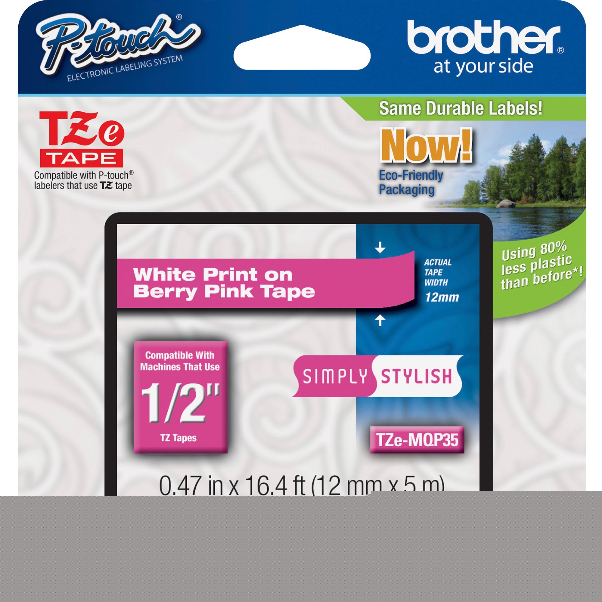 Brother TZEMQP35 Barcode Label