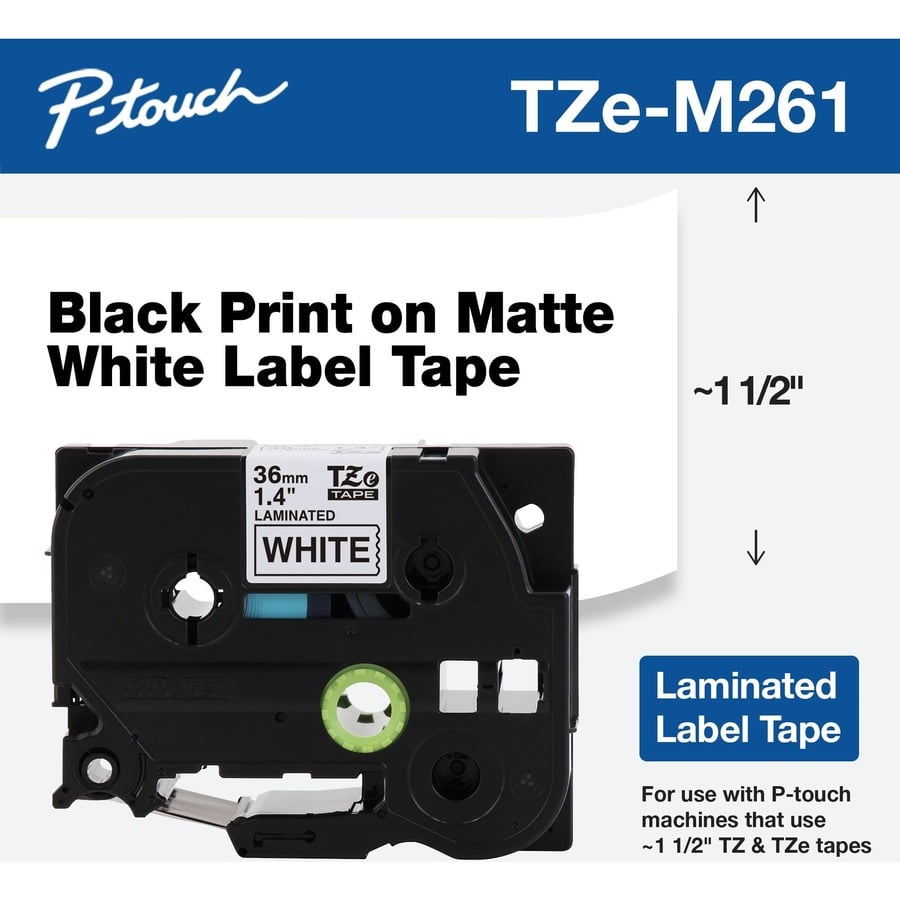 Brother TZEM261 Barcode Label