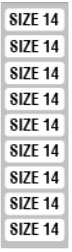 BCI WSSHT27 Labels