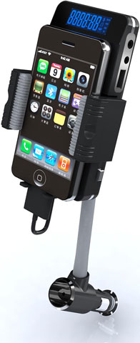 Apple iPod Compatible FM Transmitter - Barcodesinc.com