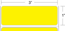 AirTrack® AiRFC-3-1-5500-YL Barcode Label