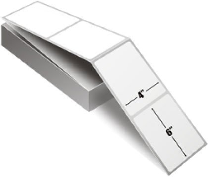 AirTrack® 4x6 DT-FF Barcode Label
