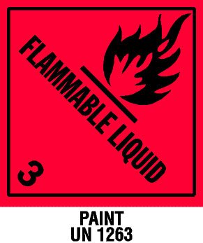 Warning D32-WAR Shipping Labels