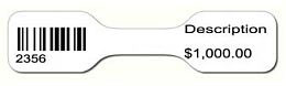 Zebra 10010066-EA Barcode Label