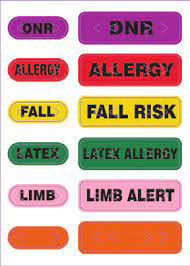 Zebra LB-ALERT-LATEXALLERGY Labels