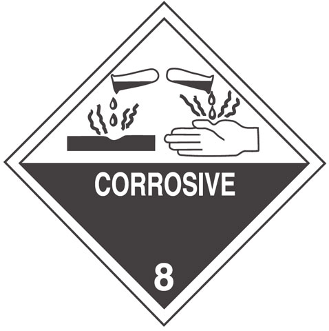 Warning D17 Shipping Labels