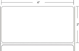 Honeywell E15523 Barcode Label
