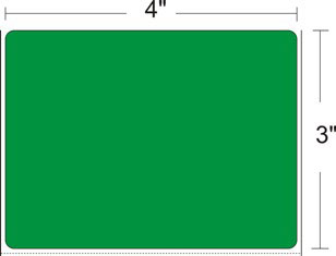 Honeywell 420985-GRN Barcode Label