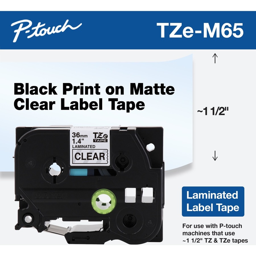 Brother TZEM65 Barcode Label