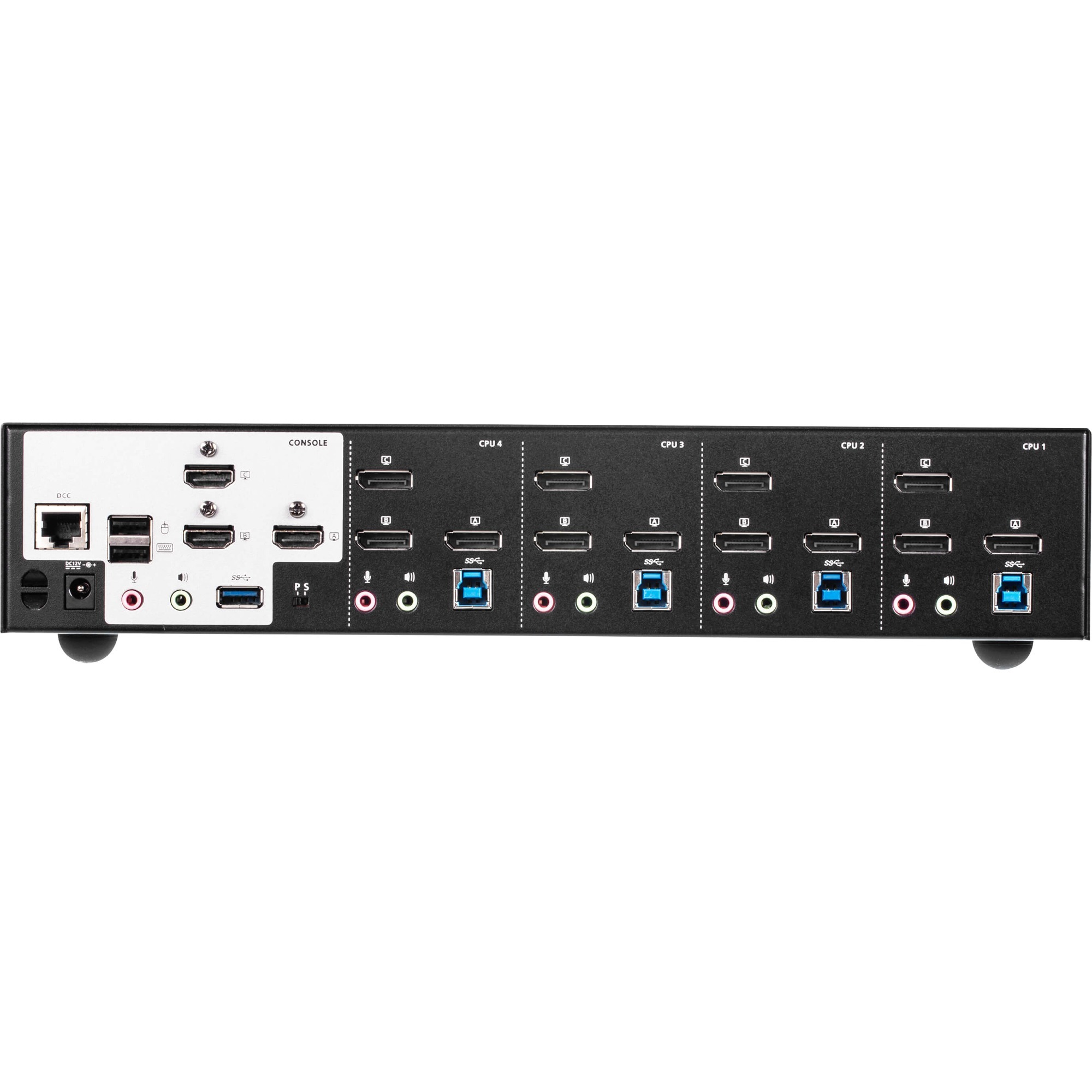 4-Port USB 3.0 DisplayPort Triple Display KVM Switch - Thumbnail 4