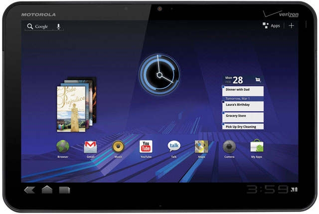 Motorola 00001NARGNLX Tablet