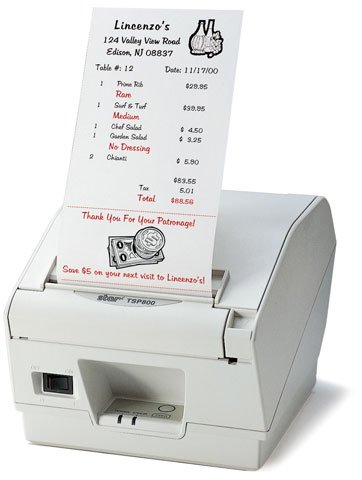 Star TSP828L-24L GRY US Receipt Printer