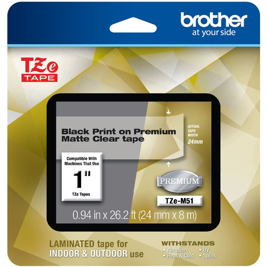 Brother TZEM51 Barcode Label