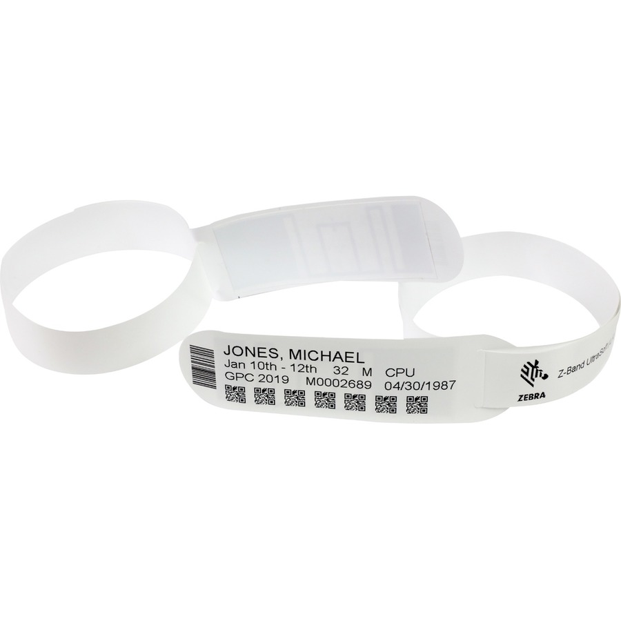 Zebra 10015358K Wristbands - Barcodes Inc.