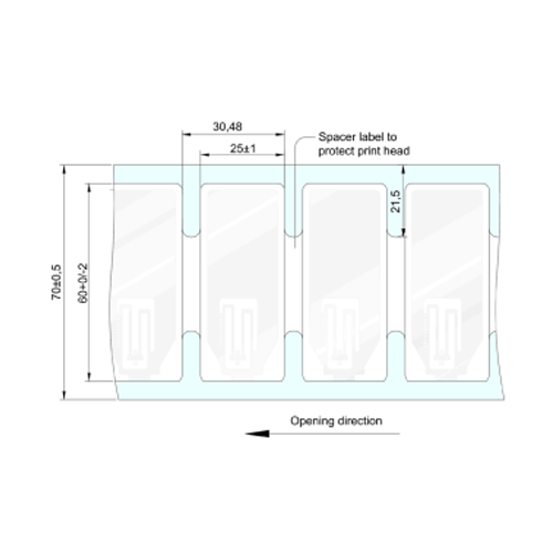 Zebra 10039973 RFID Label