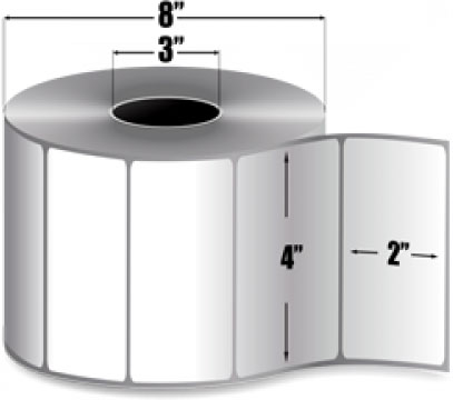 Intermec E14225-R Barcode Label