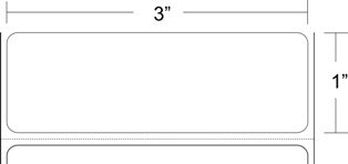 Zebra 10022928 Barcode Label