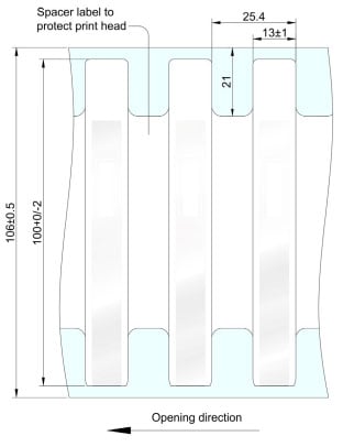 Zebra 10027756 RFID Label