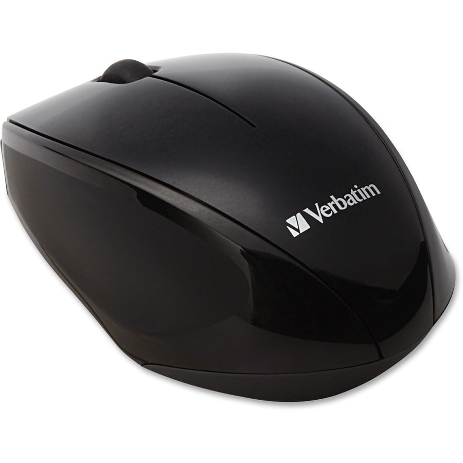 Verbatim Wireless Notebook Multi-Trac Blue LED Mouse - Blue - Blue Optical - Wireless - Radio Frequency - Blue - USB 2.0 - Scroll Wheel - 2 Button(s)