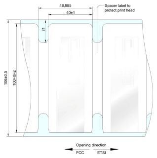 Zebra 10026770-R RFID Label