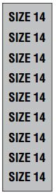 BCI WSS35 Labels