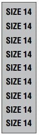 BCI WSS2X Labels
