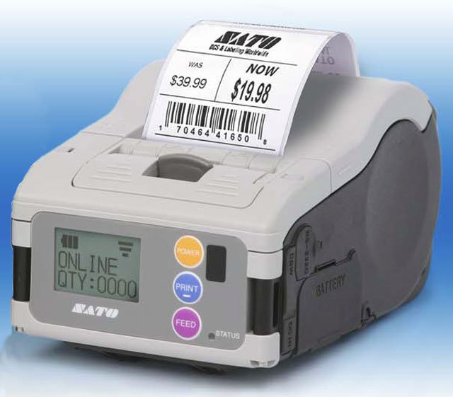 SATO WWMB13080 Portable Barcode Printer
