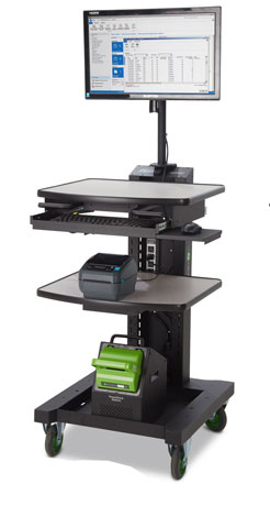 Newcastle Systems NB104NU Mobile Cart