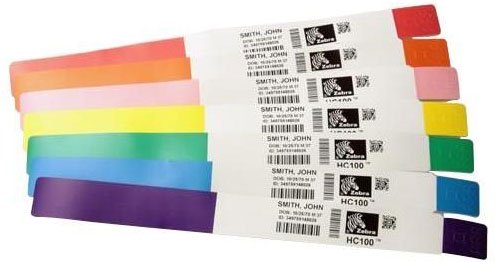 Zebra 10007000K Wristband - Barcodesinc.com