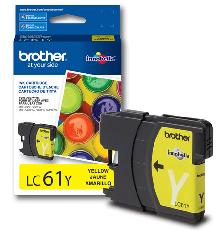 Brother LC61Y InkJet Cartridge