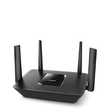 Linksys Max-Stream EA8300 Wi-Fi 5 IEEE 802.11ac Ethernet Wireless Router - 2.40 GHz ISM Band - 5 GHz UNII Band - 281.60 MB/s Wireless Speed - 4 x Network Port - 1 x Broadband Port - USB - Gigabit Ethernet - VPN Supported - Desktop