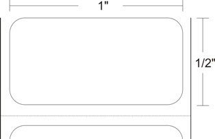 Zebra 10008510-R Barcode Label