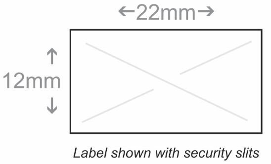 BCI LGG2212W-1PS-SL Labels