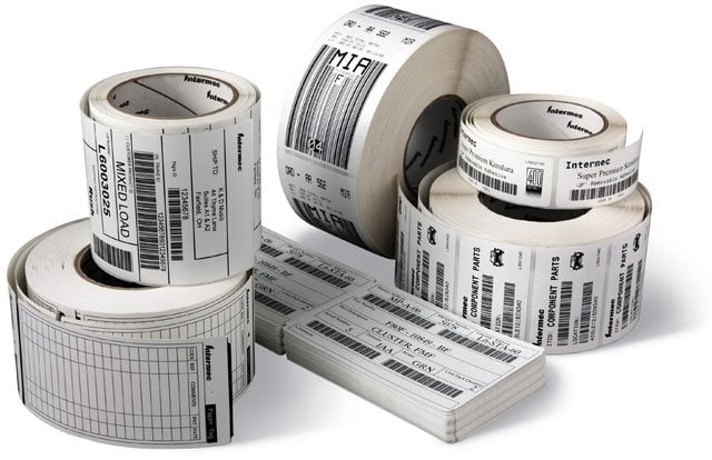 Intermec E06172-R Barcode Label