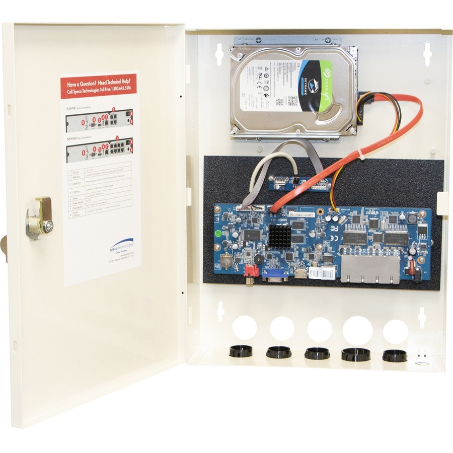 Speco N4WNRL2TB Network Video Recorder